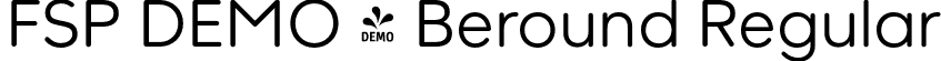 FSP DEMO - Beround Regular font - Fontspring-DEMO-beround-regular.otf