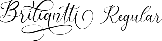 Briliantti Regular font - Briliantti Demo.otf