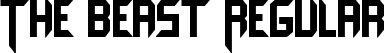 The Beast Regular font - TheBeast.ttf