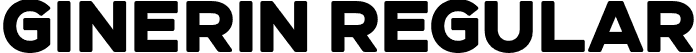 Ginerin Regular font - Ginerin-Regular.otf