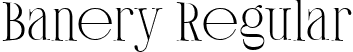 Banery Regular font - BaneryRegular-mLg8j.ttf