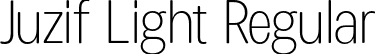 Juzif Light Regular font - Juzif Light.otf