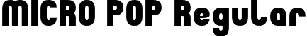 MICRO POP Regular font - micropop-do10d.ttf