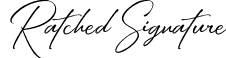 Ratched Signature font - Ratched.ttf