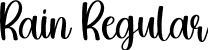 Rain Regular font - Rain.otf