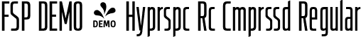 FSP DEMO - Hyprspc Rc Cmprssd Regular font - Fontspring-DEMO-hyperspacerace-compressed.otf