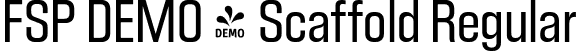 FSP DEMO - Scaffold Regular font - Fontspring-DEMO-scaffold-regular.otf