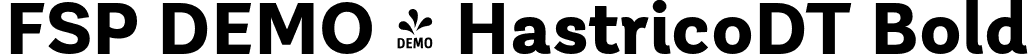 FSP DEMO - HastricoDT Bold font - Fontspring-DEMO-hastricodt-bold.otf