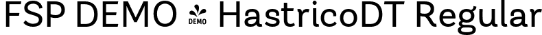 FSP DEMO - HastricoDT Regular font - Fontspring-DEMO-hastricodt-regular.otf