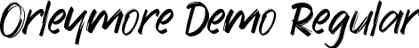 Orleymore Demo Regular font - Orleymore Demo.ttf