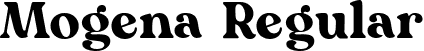 Mogena Regular font - Mogena.ttf