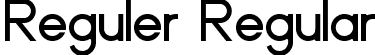 Reguler Regular font - Hongaria Sans.ttf