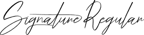 Signature Regular font - Signature.otf