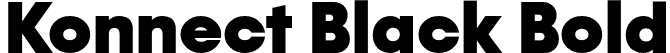 Konnect Black Bold font - KonnectBlack.otf