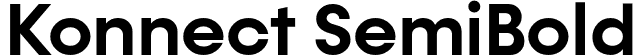 Konnect SemiBold font - KonnectSemiBold.otf