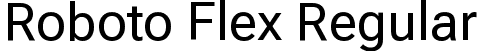 Roboto Flex Regular font - robotoflex.ttf