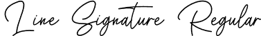 Line Signature Regular font - Line-Signature-Demo.otf