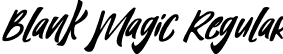 Blank Magic Regular font - blank-magic.ttf