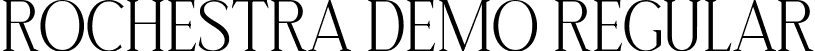 Rochestra Demo Regular font - rochestrademo-4b2ab.ttf