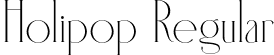 Holipop Regular font - Holipop.otf