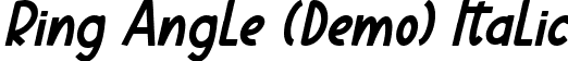 Ring Angle (Demo) Italic font - Ring Angle (Demo) Italic.ttf