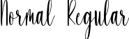 Normal Regular font - Heartgrove Regular.ttf