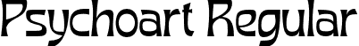 Psychoart Regular font - PsychoartRegular-z8Mpl.otf