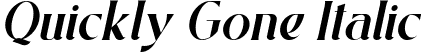 Quickly Gone Italic font - QuicklyGoneItalic-4B2vl.ttf