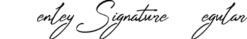 Stenley Signature Regular font - StenleySignature-mLgmm.otf