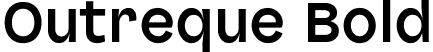 Outreque Bold font - OutrequeBold.ttf