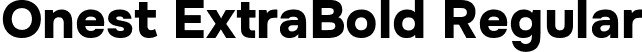 Onest ExtraBold Regular font - OnestExtraBold1602-hint.ttf