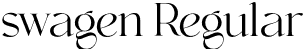 swagen Regular font - swagen demo font.otf