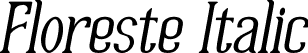 Floreste Italic font - Floreste-Italic.otf