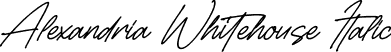 Alexandria Whitehouse Italic font - Alexandria-Whitehouse-Italic.otf