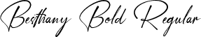 Besthany Bold Regular font - Besthany.ttf