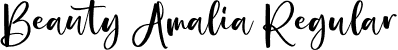 Beauty Amalia Regular font - Beauty-Amalia.otf