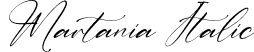 Martania Italic font - Martania-Italic.otf