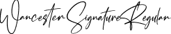 Wancester Signature Regular font - wancester-signature.ttf