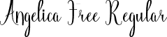 Angelica Free Regular font - Angelica-Free.ttf