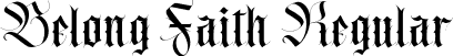 Belong Faith Regular font - belongfaithregular-nrjjm.ttf