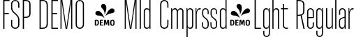 FSP DEMO - Mld Cmprssd-Lght Regular font - Fontspring-DEMO-molde-compressed-light.otf