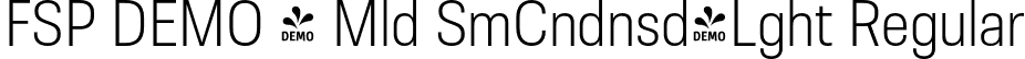 FSP DEMO - Mld SmCndnsd-Lght Regular font - Fontspring-DEMO-molde-semicond-light.otf