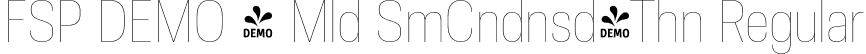 FSP DEMO - Mld SmCndnsd-Thn Regular font - Fontspring-DEMO-molde-semicond-thin.otf