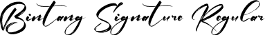 Bintang Signature Regular font - Bintang-Signature.otf