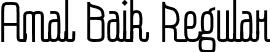 Amal Baik Regular font - Amal Baik.otf