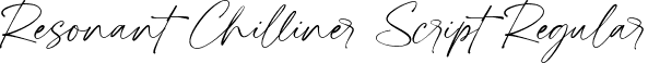 Resonant Chilliner Script Regular font - resonant-chilliner-script.otf