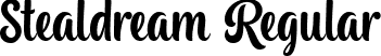 Stealdream Regular font - Stealdream.ttf