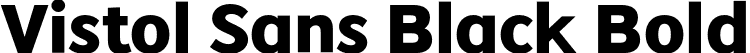 Vistol Sans Black Bold font - vistolsans-black.otf