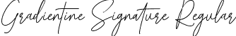 Gradientine Signature Regular font - gradientinesignature-yzl1o.ttf