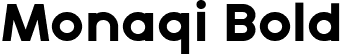 Monaqi Bold font - Monaqi.ttf